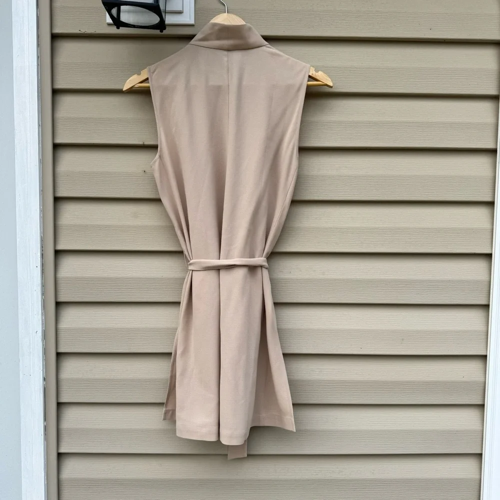 Eileen Fisher Belted Silk Vest